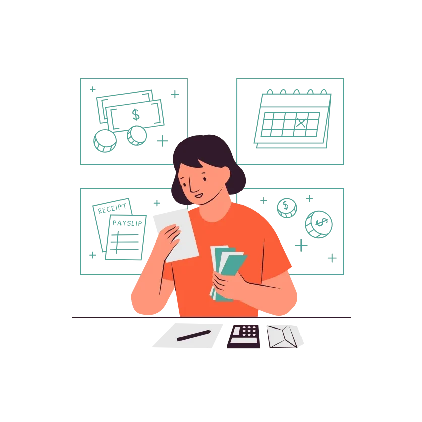 Creative person holding papers and tools representing DIY home decor ideas and budget-friendly styling solutions